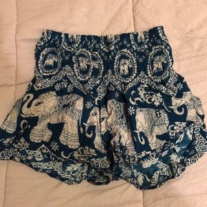 Blue Elephant Shorts